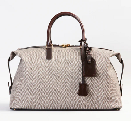 美品 大峡製鞄 1295-GMS ネイビー 雇っ 